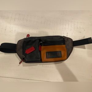 COACH Men’s (Unisex) Multi-Colored Adjustable Belt Bag
